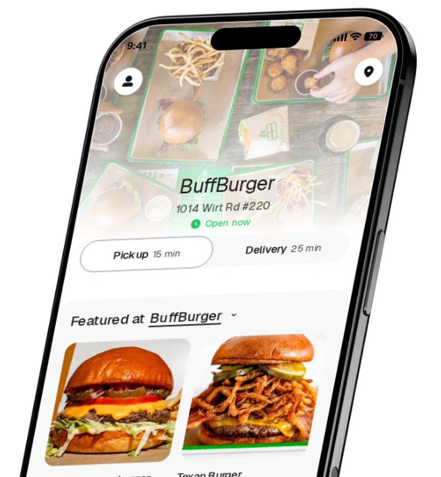 BuffBurger app preview